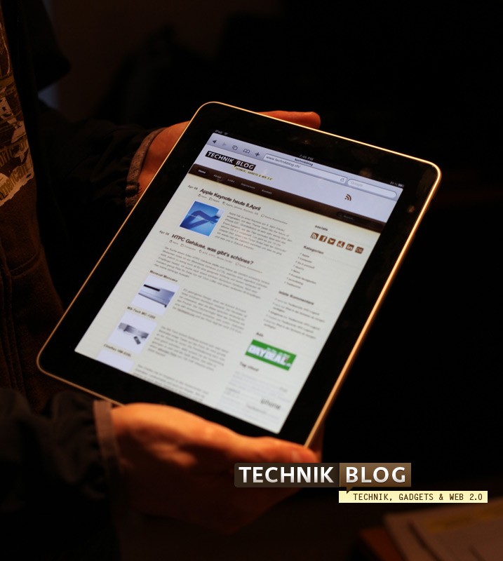 TechnikBlog testet iPad