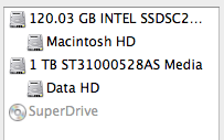 iMac mit SSD und 1TB HDD
