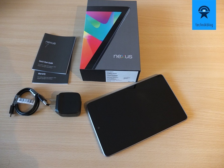 Google Nexus 7 Tablet - Lieferumfang