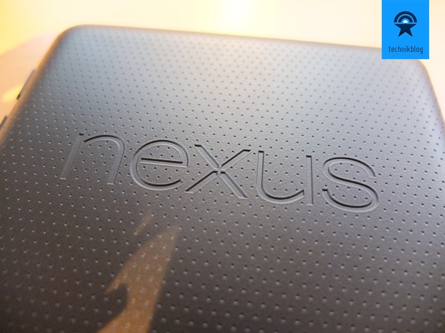 Google Nexus 7 Tablet - Rückseite