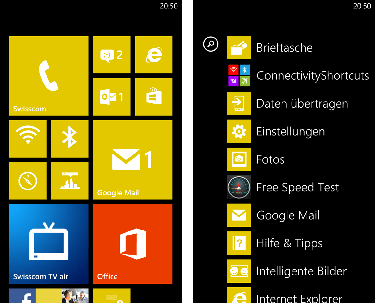 Windows 8 auf dem Nokia Lumia 920