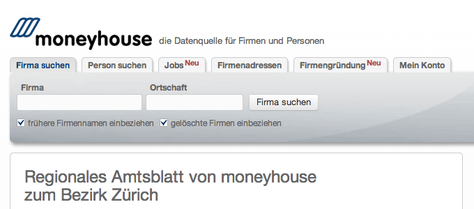 Moneyhouse am Pranger