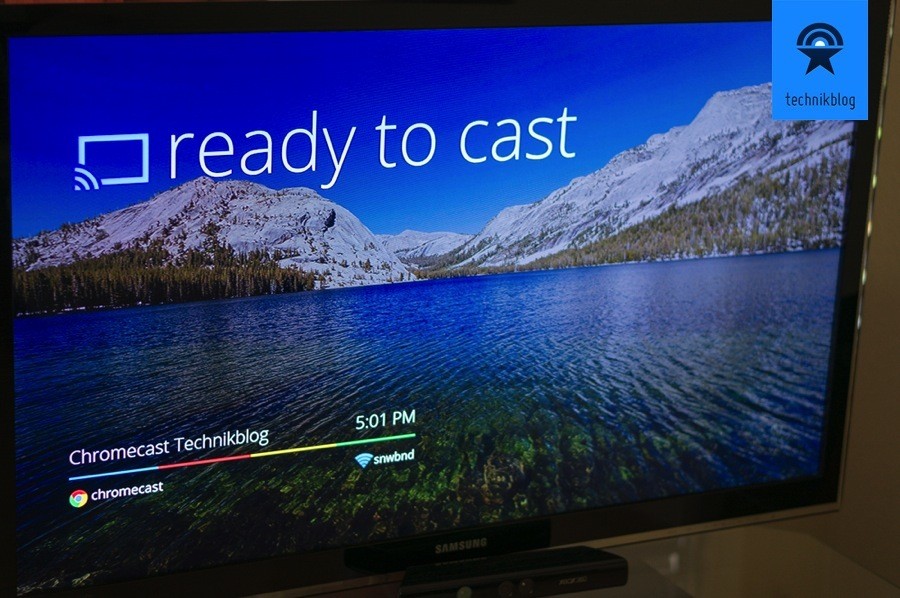 Google Chromecast - ready to cast - nach erfolgreicher Installation