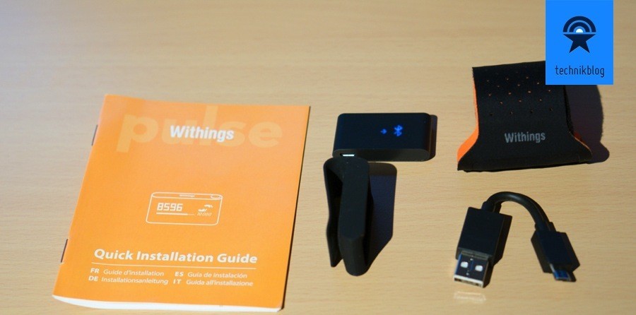 Withings Pulse Lieferumfang
