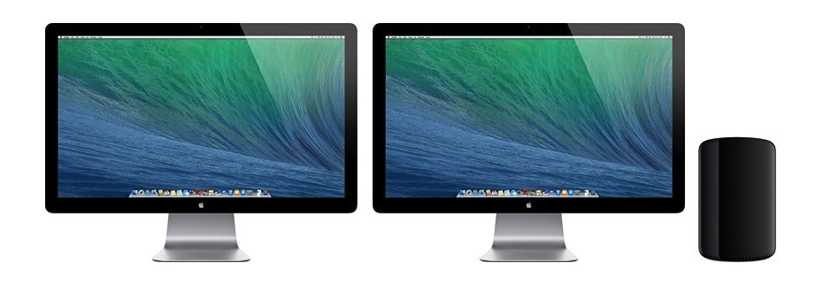 Mac Pro mit Displays