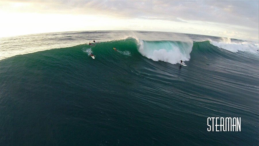 Eric Sterman Aerial Shots Surfing