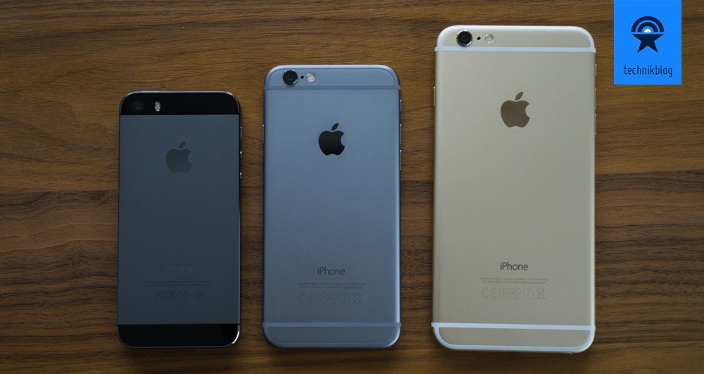 iPhone 5, iPhone 6 und iPhone 6 Plus