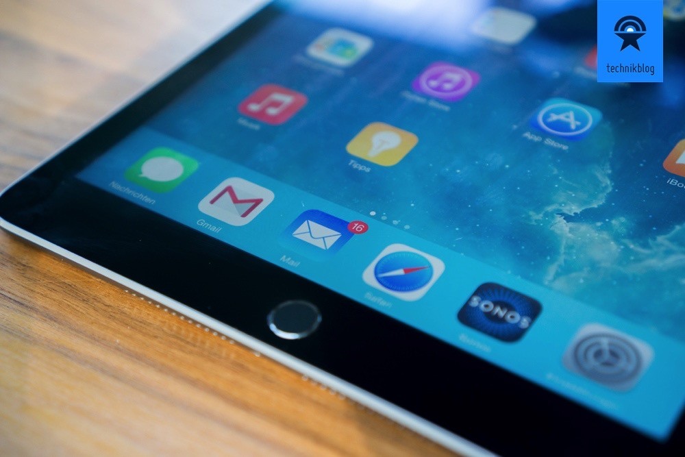 Apple iPad Air 2 mit dem Retina Display überzeugt durch weniger Spiegelungen