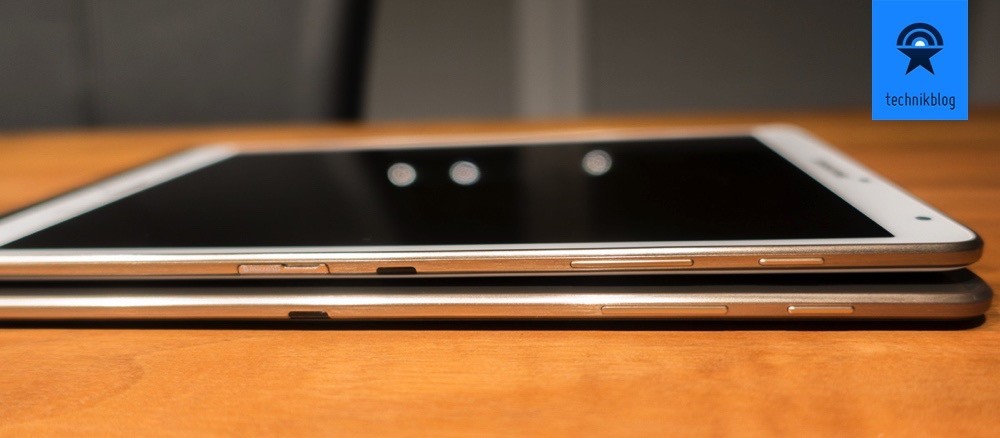 Samsung Galaxy Tab S - seitliche Bedienelemente