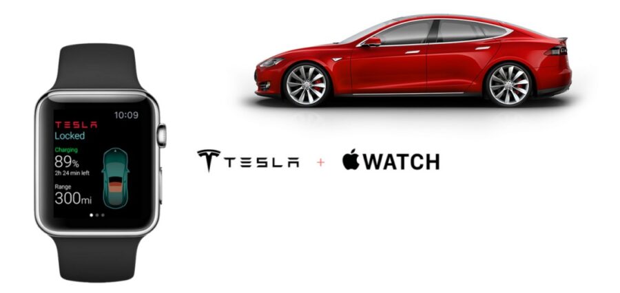 Tesla Apple Watch