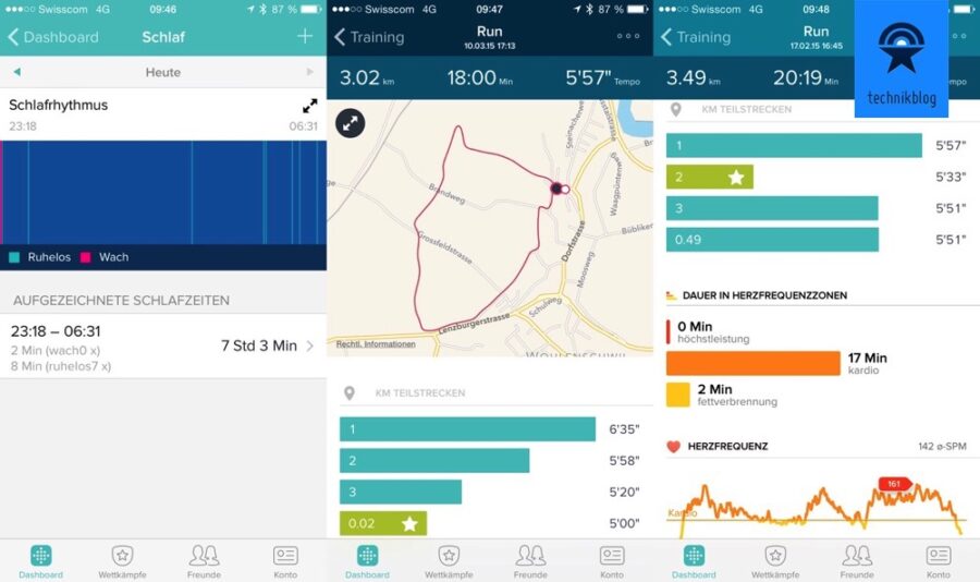 Fitbit Surge misst Schlafverhalten und dient als GPS-Trainingsuhr