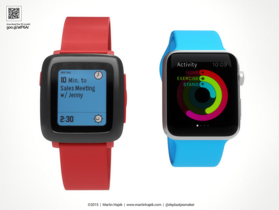 Vergleichsgrafiken Apple Watch vs Pebble Time von Martin Hajek - 5