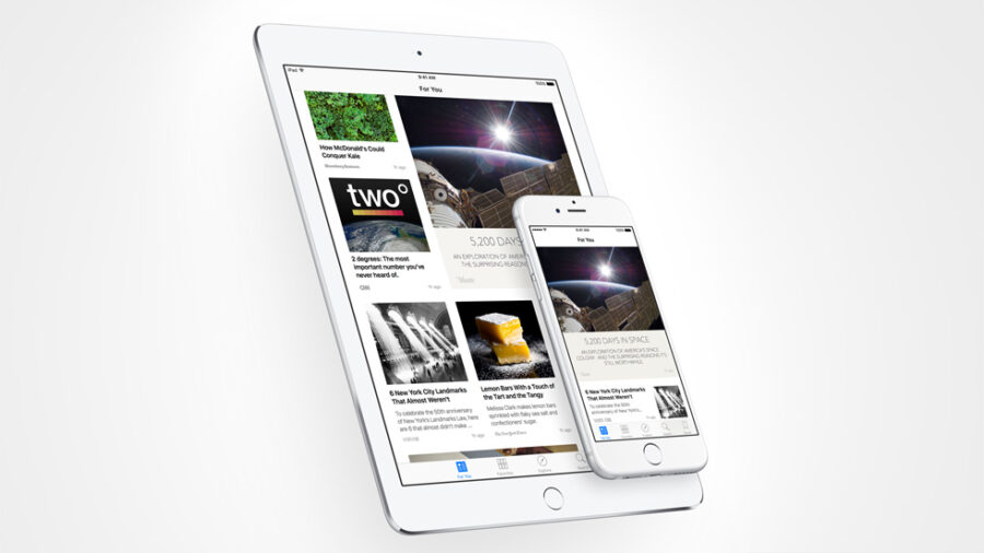 News App in iOS 9