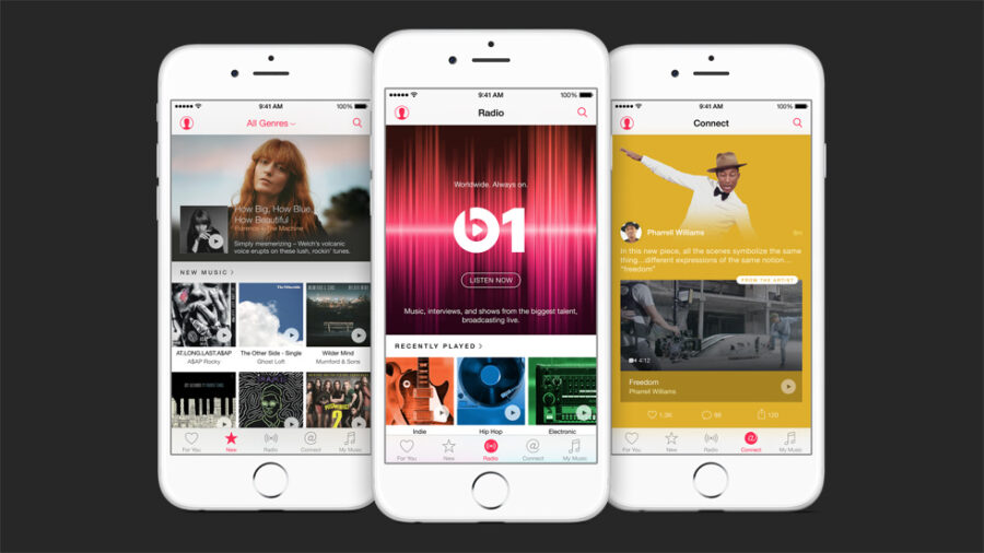 So sieht die Apple Music App aus