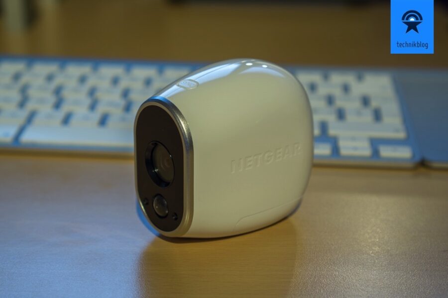 So sieht die Netgear Arlo Kamera aus - keine Kabel nötig!