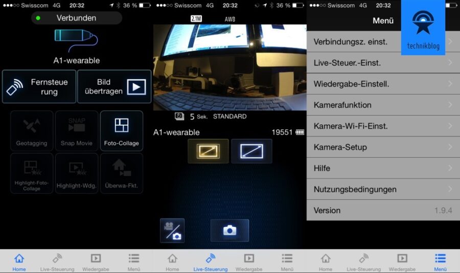HX-A1 iPhoen App Screenshots