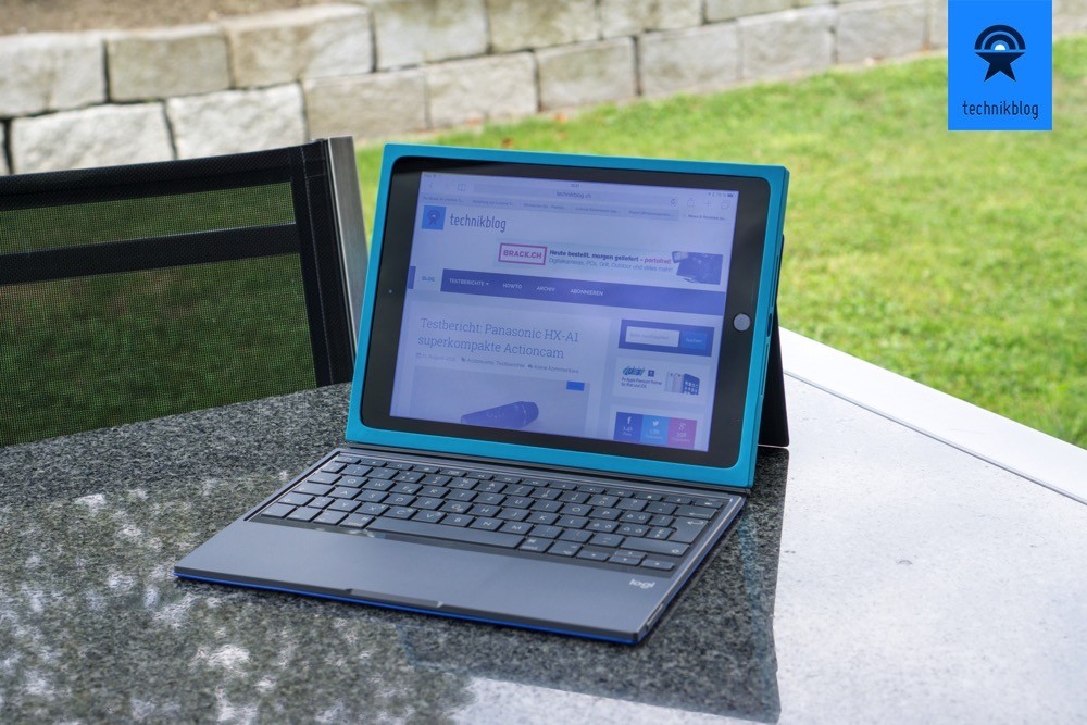 Logi BLOK - Schutzcase mit integrierter Tastatur für iPad