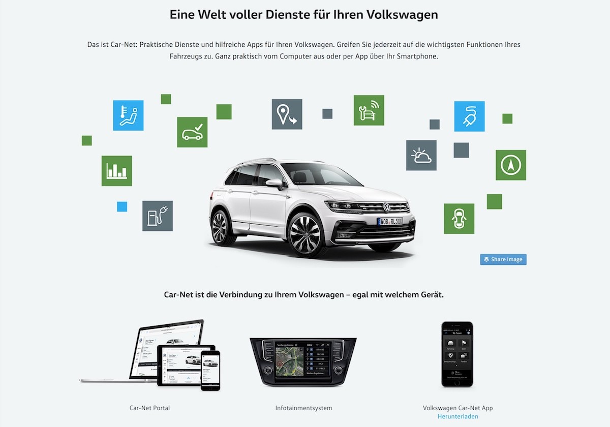 VW Car-Net Übersicht