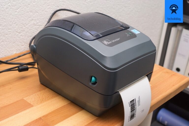 Testbericht Zebra GK420T Etikettendrucker Technikblog