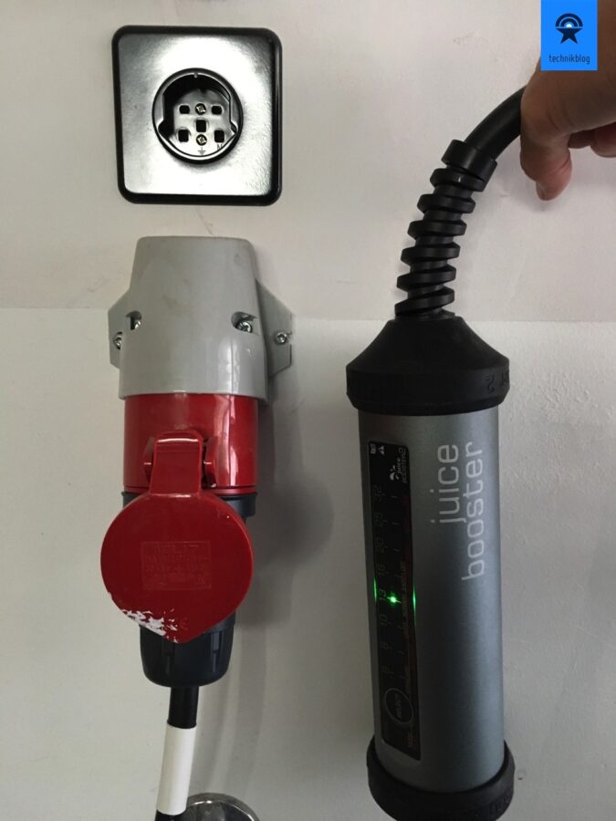 Testbericht Juice Booster 2 mobiler Typ 2 Lader bis 22kW Technikblog