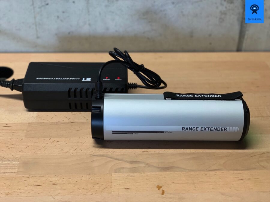EBike Range Extender Powerbank für das Elektrovelo ausprobiert Technikblog