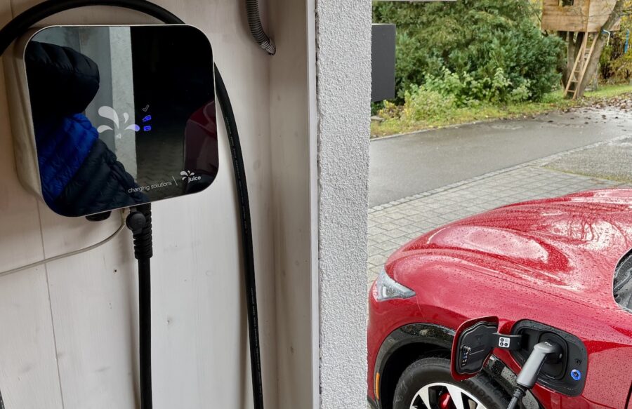 Juice Charge Me, Solar Manager und Ford Mustang Mach-E