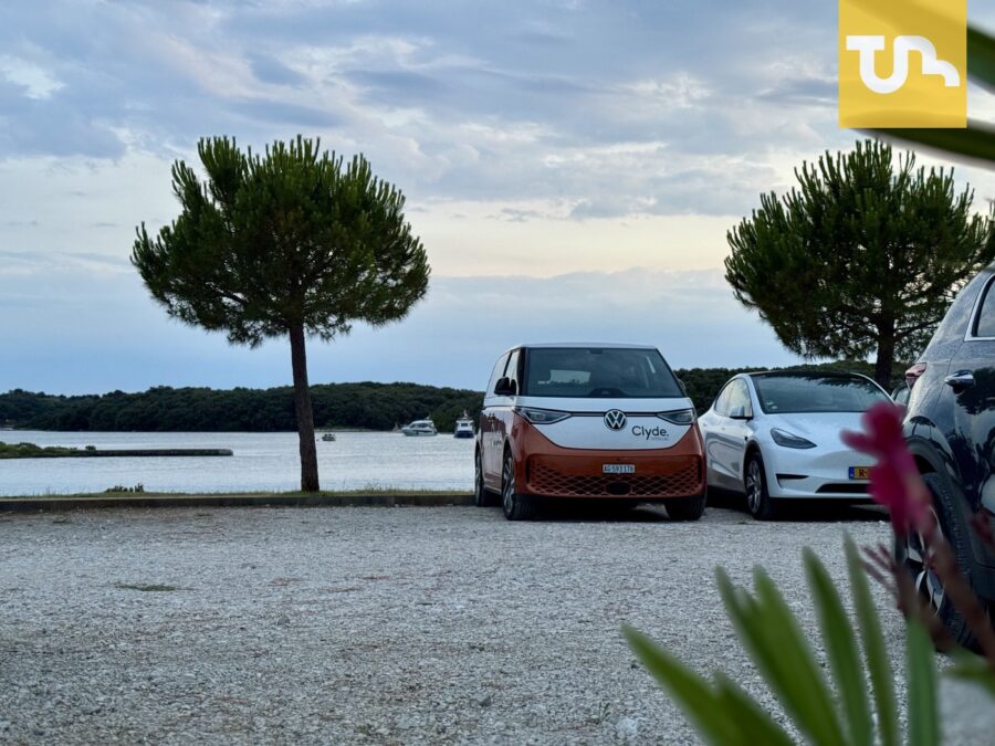 Mit dem ID. Buzz ans Meer in Istrien, Kroatien