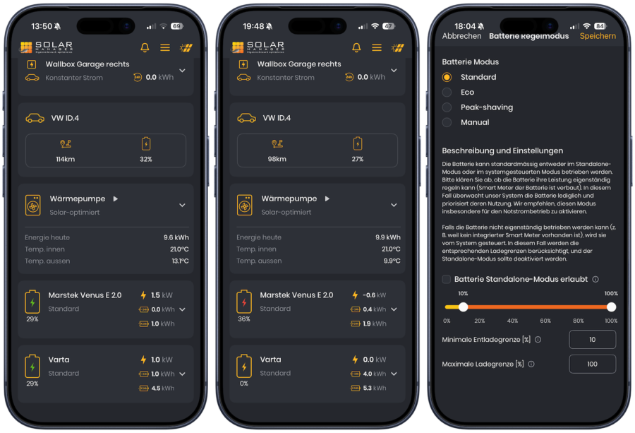 Marstek Venus E im Solar Manager