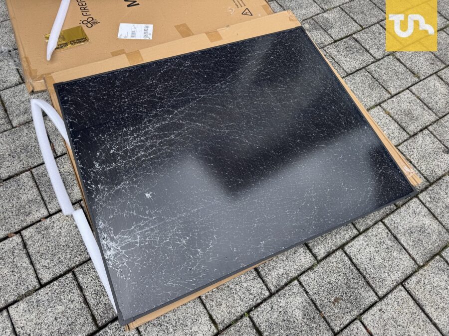 Alles lief nicht perfekt - ein Modul wurde defekt geliefert...