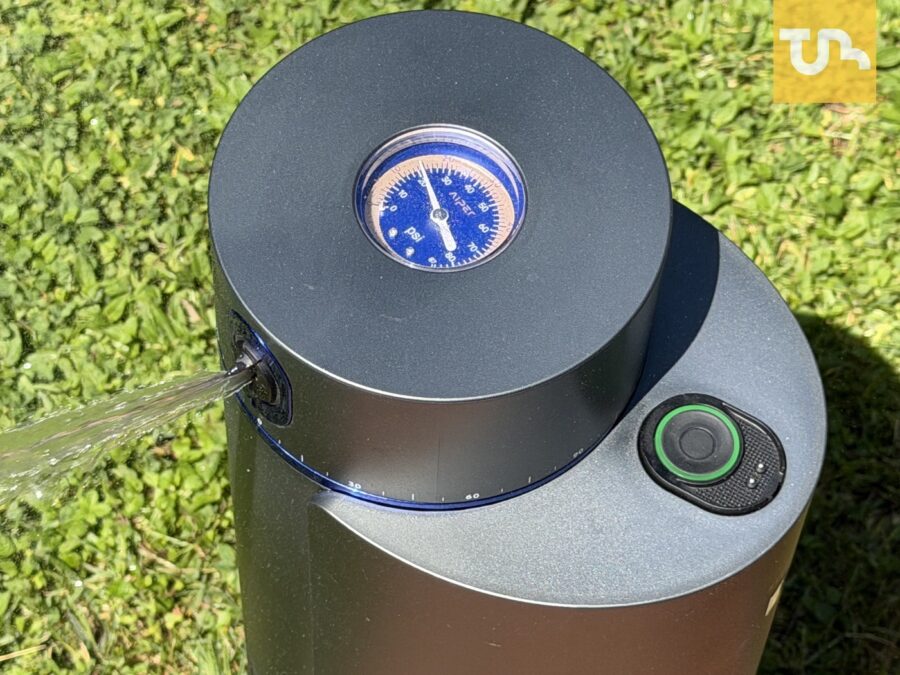 Druckanzeige direkt auf dem Irrisense 2